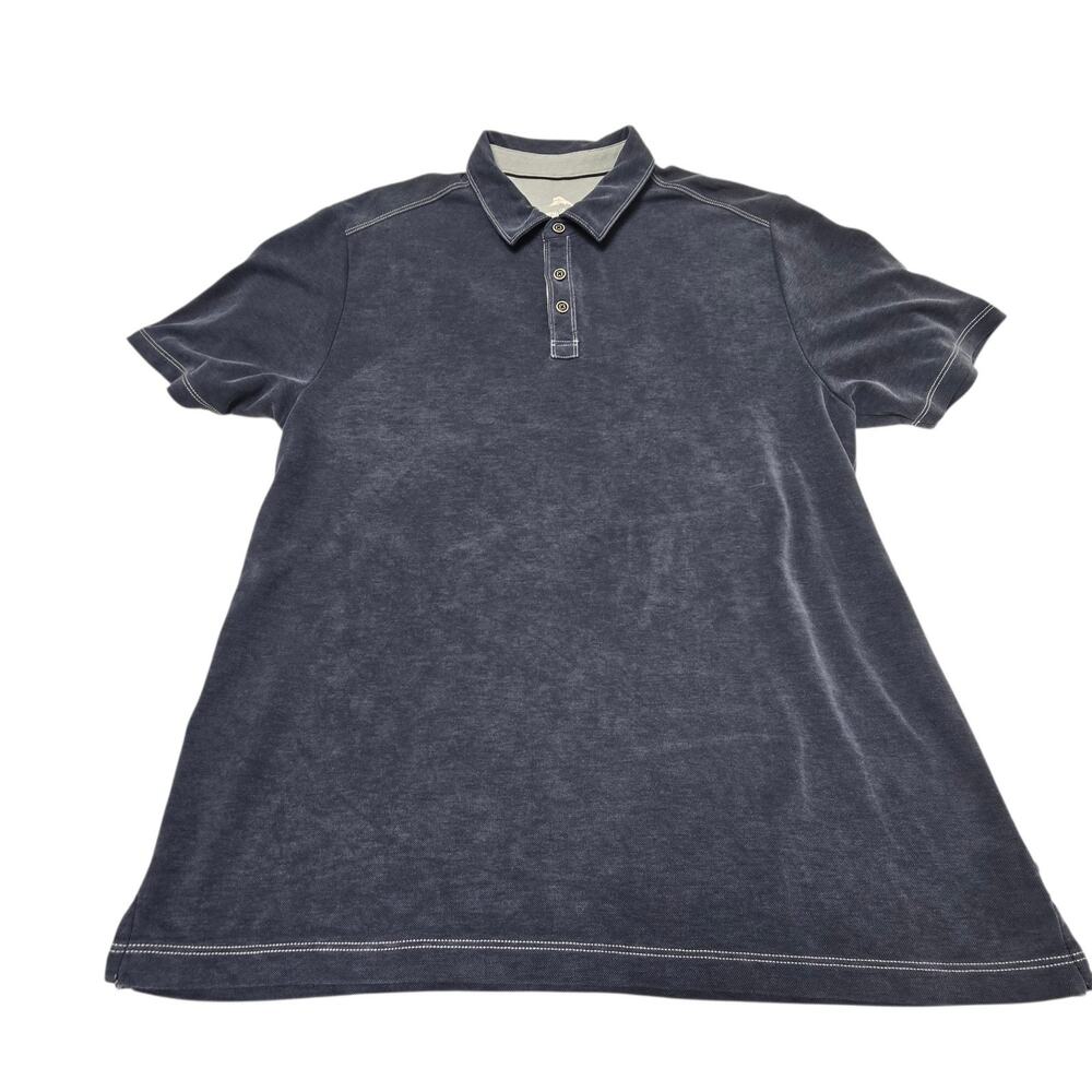 Tommy Bahama Men's Pullover Polo Size XL Slate Gray